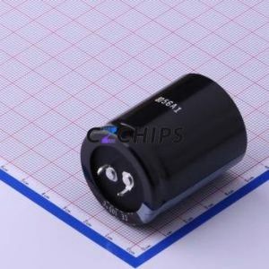 Condensateur électrolytique en aluminium à encliquetage 80MXG8200MEFCSN35X45, composant traversant THT, D35xL45mm 8200uF 20% 80V 10mm - Product Image 2