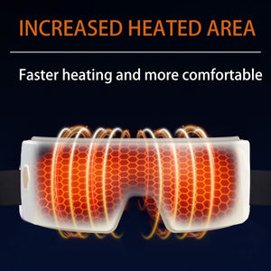 2025 novo design inteligente bluetooth 3d sono máscara massagem de compressão quente olho com música pressão de ar calor olho massagem dispositivo - Product Image 2