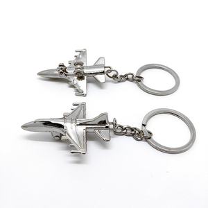 Tùy Chỉnh Thiết Kế Hot Bán 3D Hình Dạng Máy Bay Móc Chìa Khóa Mô Hình Hợp Kim Kẽm Khắc Trống Kim Loại Thăng Hoa Máy Bay Máy Bay Keychain - Product Image 4