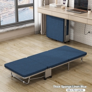 <span class=keywords><strong>Lit</strong></span> Pliant Simple Multifonction de <span class=keywords><strong>Bureau</strong></span>, Portable Extérieur en Métal avec Éponge, <span class=keywords><strong>Lit</strong></span> Pliable de Luxe - Product Image 5