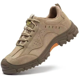 Chaussures de sécurité pour soudeurs - Tige en cuir, embout en plastique anti-impact, antidérapantes, résistantes aux perforations, isolées 6KV, respirantes - Product Image 1