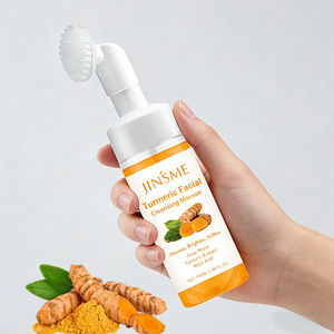 Mousse Nettoyante au Curcuma Personnalisée OEM ODM 100ml Acide Hyaluronique Anti-Rides Anti-Âge Raffermissante Soin de la Peau pour Tous Types de Peau - Product Image 2
