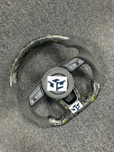 Volant en fibre de carbone personnalisé pour <span class=keywords><strong>Audi</strong></span> A1-A8 <span class=keywords><strong>Q3</strong></span>-Q8 TT pour X5 M4 A8 - Cuir et <span class=keywords><strong>design</strong></span> sportif de <span class=keywords><strong>luxe</strong></span> - Product Image 6