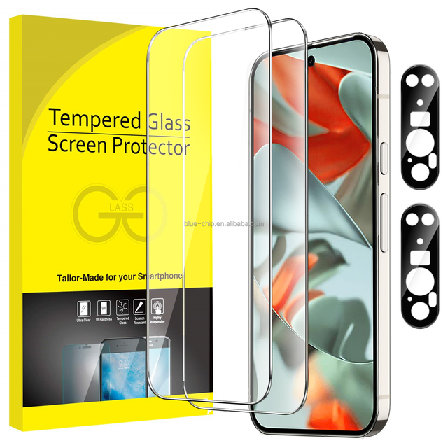 4 Pack Guard High Quality Tempered Glass Mobile Phone Camera Lens Protective Film Screen Protector for Google Pixel 9 Pro XL