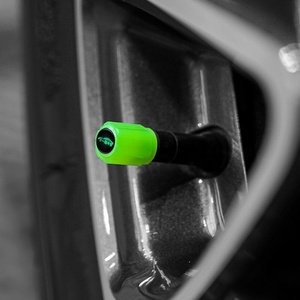 Bouchons de valve de <span class=keywords><strong>pneu</strong></span> de voiture qui brillent dans le noir, couvre-valve fluorescent universel pour voitures, vélos et motos - Product Image 5