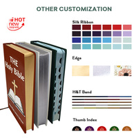 Bible en gros couleurs assorties, approvisionnement en vrac pour la distribution en église, échantillon gratuit, Bible de haute qualité à couverture rigide