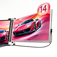 2026 Gaming Monitor for Laptop Display Extender 14 Inch Dual Screen Portable Monitor Smartphone Extender Used Laptop Computer