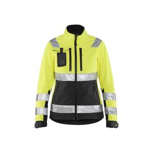 BLAKLADER - 490225173399XXXL Women's <b>Hi</b>-<b>Vis</b> <b>Softshell</b> <b>jacket</b> Yellow/Black - EAN 7330509508503 <b>HI</b>-<b>VIS</b> WORKWEAR - Product Image 1