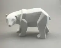 Escultura de urso decorativo