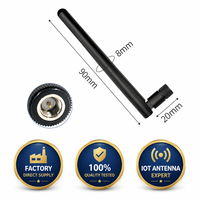 Antenne LoRa verticale ISM 915 MHz 900-931 MHz 2,5 dBi pliable pour connecteur mâle pour passerelle industrielle LoRaWAN