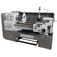 Tour à métaux semi-automatique conventionnelle de moyenne capacité, diamètre 400 mm, broche 52 mm, modèle CHT6240A (C6240C), à vendre