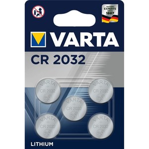 Batería de Botón de Litio Varta CR2032 3V, Blister de 5 Unidades - Product Image 1