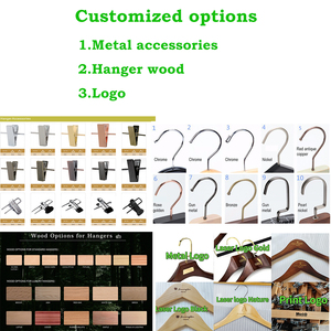 Mẫu miễn phí giá rẻ móc áo gỗ nhà máy rắn gỗ phù hợp với áo sơ mi móc áo - Product Image 4