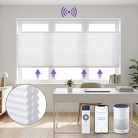 Stores plissés hexagonaux occultants thermiques faciles à installer pour la cuisine et la décoration intérieure