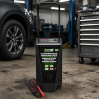Chargeur de batterie de voiture portable 12-24V avec entrée 110V et sortie de démarrage 2/15-40A & 250A pour camions et voitures
