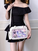 Sac d'école japonais 2D style JK, sac à main, sac à bandoulière grande capacité, sac bandoulière de taille moyenne, sac polyvalent Chibi