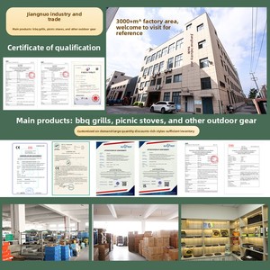 국경 간 야외용 스테인리스 스틸 스토브 버너 가을 겨울 미니 휴대용 가열 커버 (캠핑용, 부탄 연료 사용) - Product Image 2