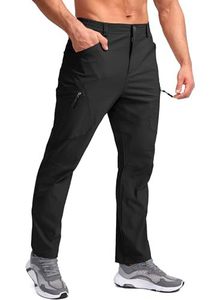 Pantalones de Trabajo para <span class=keywords><strong>Hombre</strong></span>, de <span class=keywords><strong>Senderismo</strong></span>, Secado Rápido, Ligeros, Impermeables, para Montaña, Pesca, Camping, Protección UV - Product Image 3
