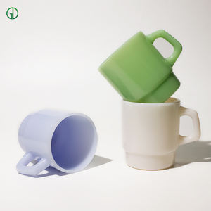 Nuovo arrivo 250Ml <span class=keywords><strong>vetro</strong></span> colorato tazze con manico <span class=keywords><strong>in</strong></span> <span class=keywords><strong>vetro</strong></span> <span class=keywords><strong>borosilicato</strong></span> caffè acqua succo di latte tazze tazze <span class=keywords><strong>da</strong></span> tè - Product Image 2