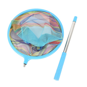 Childrens Fishing Net Stainless Steel Telescopic Pole 1 Meter 25 <b>Mesh</b> Head For Catching Fish <b>Insects</b> Dragonflies Butterflies - Product Image 3