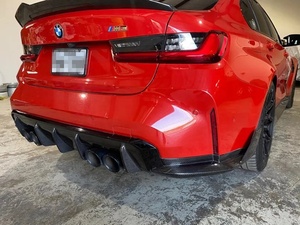 M4 G82 Phía Sau Khuếch Tán OEM Phong Cách Sợi Carbon Phía Sau Bumper Lip Khuếch Tán Cho BMW G80 M3 G82 M4 Khuếch Tán 2022 - Product Image 2