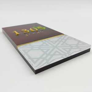 YIYAO-puerta acrílica braille ada para interior, placa de señal de número para habitación de hotel - Product Image 2