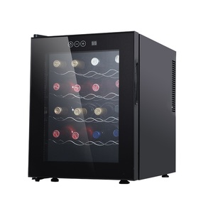 20 bottiglie In armadio <span class=keywords><strong>frigo</strong></span> per vino 48L vetro compressore porta In acciaio inox elettrico indipendente per uso esterno & RV - Product Image 1