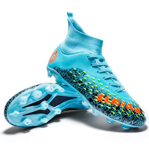 Chaussures de football d'extérieur pour hommes et femmes 2025, chaussures de football pour jeunes étudiants, chaussures de football à tige haute, chaussures de football d'entraînement professionnelles - Product Image 4