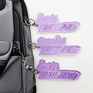 Logotipo personalizado promocional, regalos populares coloridos promocionales para niños, llavero reflectante con colgador fluorescente de alta visibilidad personalizado - Product Image 6