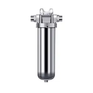 Carcasa de filtro de acero inoxidable Sistema de prefiltración uso industrial agua 40 micras SS cartucho de filtro prefiltro