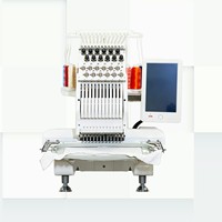Machine à broder informatisée à tête unique pour casquettes, chapeaux, t-shirts, vêtements, broderie plate, mini-machine de bureau pour la maison et les petites entreprises, logo DST