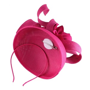 Women Hemp Feather Hairband Fascinator Vintage Ladies Flapper Feather <strong>Hair</strong> <strong>Band</strong> for Women Church <strong>Wedding</strong> Kentucky Hat Accessory - Product Image 2