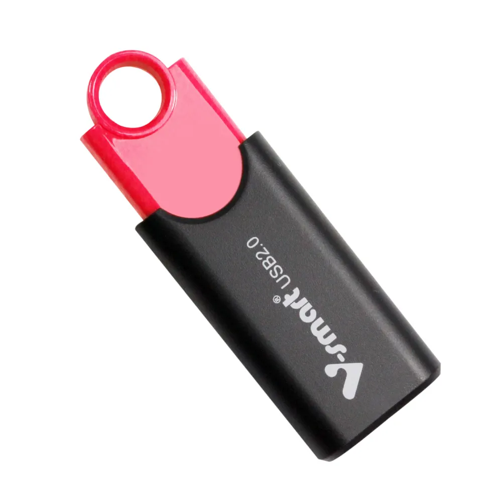 Qualità garantita rosa e nero di plastica a buon mercato Usb Flash drive all'ingrosso 2GB con Usb 2.0 tipo di interfaccia