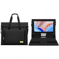 Gratis sample op maat gemaakte laptoptas, waterdichte business messenger tas voor 4 inch laptops