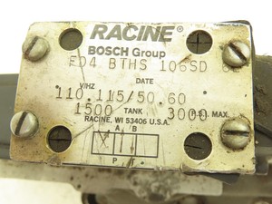 Solénoïde de commande directionnelle PLC Racine 115V pour produit sous garantie - Product Image 2