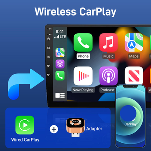 Adattatore Wireless <span class=keywords><strong>4</strong></span>-in-1 Smart USB Dongle per CarPlay e Android Auto, Compatibile con Auto Cablate di Fabbrica, Plug & Play per <span class=keywords><strong>iPhone</strong></span>/Android - Product Image 2