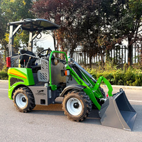 Loader Listrik Mini 3000W dengan Penggerak Empat Roda, Sekop Pasir Listrik, dan Mesin Loader Depan sebagai Komponen Inti