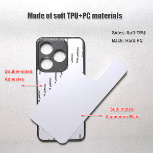 Fundas de Teléfono para Sublimación en Blanco, de TPU y PC, Antideslizantes, 2D, para Tecno Spark <span class=keywords><strong>10</strong></span>, Suministro de Fábrica - Product Image 2