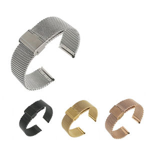 Correa de reloj de malla de metal sólido de acero inoxidable 316L ajustable inteligente de 12 mm a 24 mm al por mayor para relojes <span class=keywords><strong>Shark</strong></span> - Product Image 3