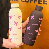 Nouvelles Bouteilles d'Eau Isothermes Portables en Acier Inoxydable Haut de Gamme et Élégantes – Thermos Grande Capacité pour Étudiants et Bureau