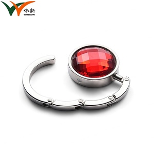 Ruby <b>Adjustable</b> Portable <b>Table</b> <b>Folding</b> Purse Hanger Bag Holder Handbag Hook for Ladies - Product Image 4