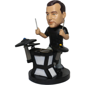 Patung Polyresin Bobblehead kustom patung Resin dengan fitur pemutar musik untuk dekorasi rumah hadiah memberikan Model cetakan - Product Image 6