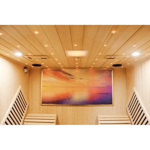 <span class=keywords><strong>Sauna</strong></span> <span class=keywords><strong>mobile</strong></span> de luxe pour 2 personnes, faible EMF, <span class=keywords><strong>sauna</strong></span> infrarouge lointain intérieur avec chaise longue - Product Image 3