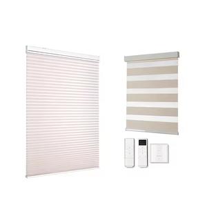 SAMADHI Blackout Cordless Cellular Honeycomb Blinds <b>Window</b> <b>Shade</b> Remote Control Bottom up Motorized Smart Blinds - Product Image 5