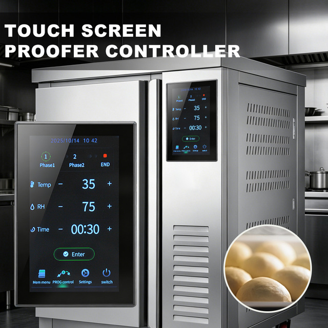 Customizable 7inch Touch Screen High Accuracy Temperature Humidity Controller OEM/ODM Support IP68 Rated for Proofing Cabinet