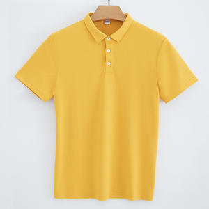 Vente en gros de polo de golf tricoté à séchage rapide respirant brodé avec logo 100% polyester de couleur unie - Product Image 5