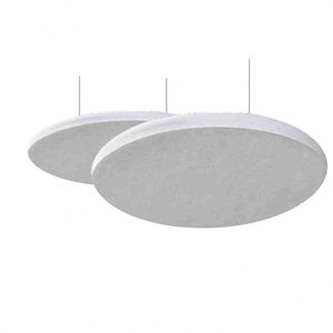 Paneles Acústicos Decorativos para Techo de 120x120cm, Lana de Fibra de Vidrio, Absorbentes de Sonido para Oficina, Instalación en Concreto - Product Image 1