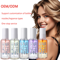 Huile Parfumée Capillaire Rafraîchissante Soin des Cheveux Marque Privée Parfum Longue Durée Anti-Frisottis Nourrissant Brume Parfumée pour Cheveux