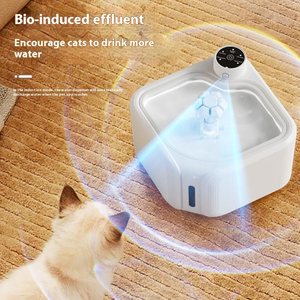 Fontaine à eau automatique intelligente pour animaux de compagnie, écologique, 2,8 L, avec capteur de mouvement sans fil, batterie rechargeable 3600 mAh, pour chats et chiens - Product Image 5