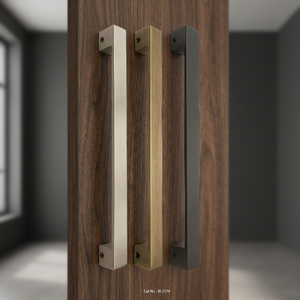 Poignée de porte moderne Zaira (Sleek) en acier inoxydable – Quincaillerie architecturale durable pour portes intérieures et extérieures - Product Image 4